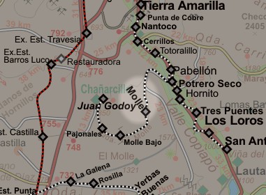 estación Molle - linea a Chañarcillo