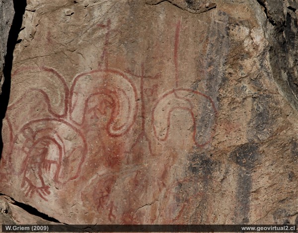 Arte Rupestre en Chañaral Alto - Desierto de Atacama, Chile
