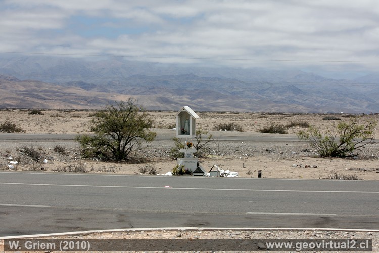 Quebrada Algarrobal - entrada a Donkey - Panamericana, Atacama