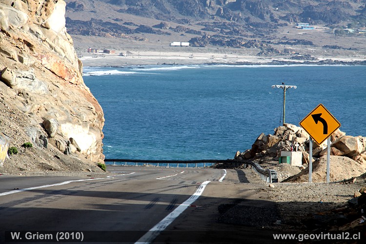 La Panamericana cerca Barquito, Las Loberas
