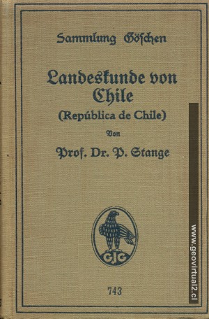 Stange, 1914: Landekunde von Chile