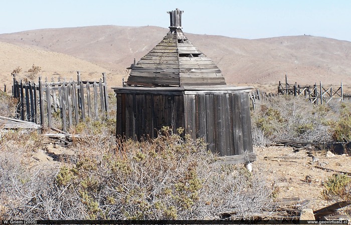 Cementerio de Carrizal Alto en la Región de Atacama, Chile