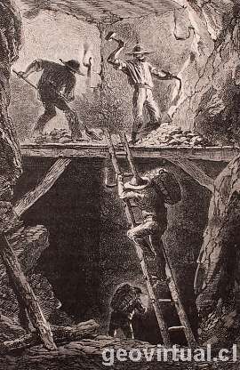 Simonin: Mineros trabajando