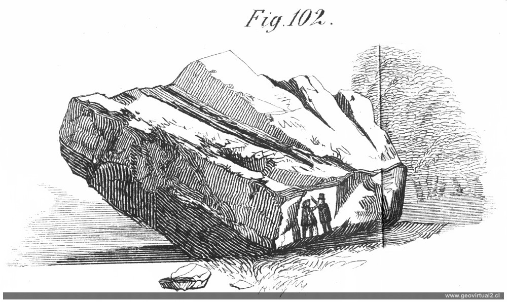 Bloque erratico, De la Beche