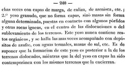 Yeso, Domeyko