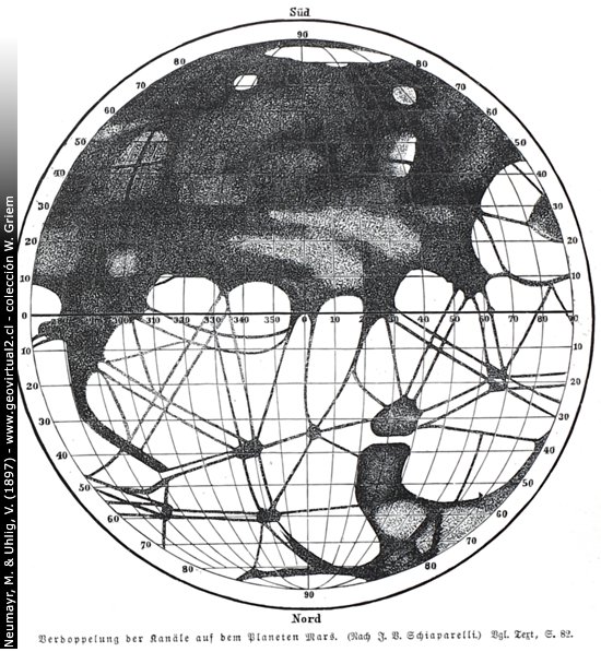 Die Verdopplung der Marskanäle - Neumayer & Uhlig, 1897