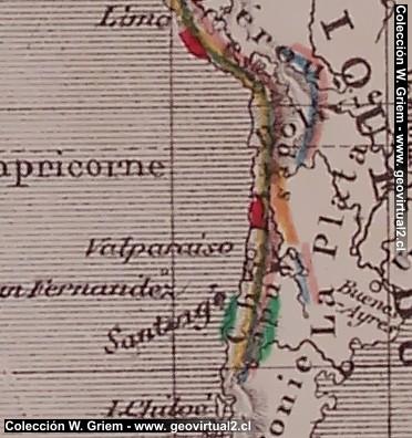 Carta metalogenica del norte de Chile
