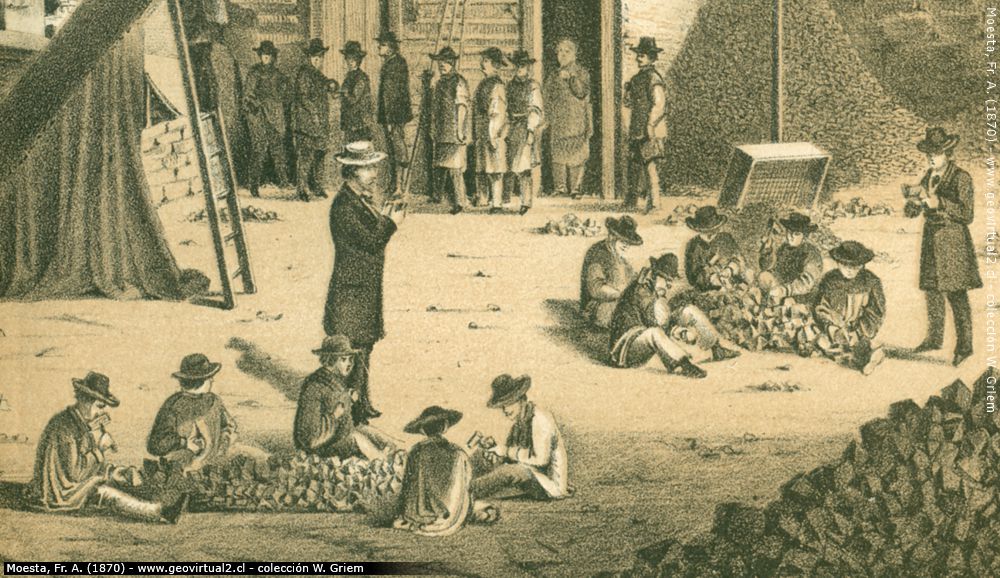Mina Valenciana en Chañarcillo - Moesta - 1870