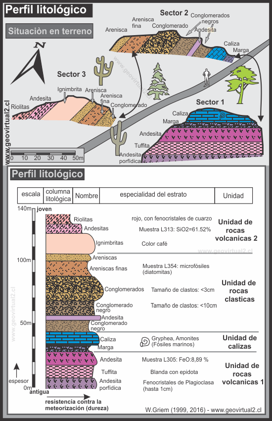 Perfil estratigráfico