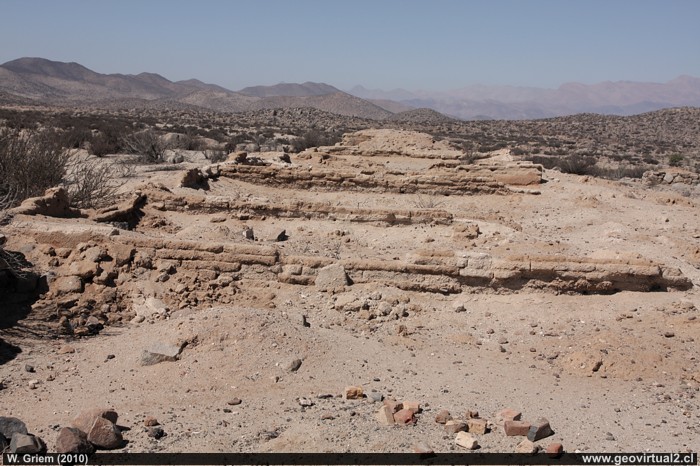Vista general del sector Fundición Agua Amarga, Región Atacama - Chile