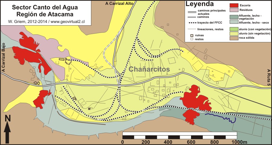 Carta de Canto del Agua en Atacama, Chile