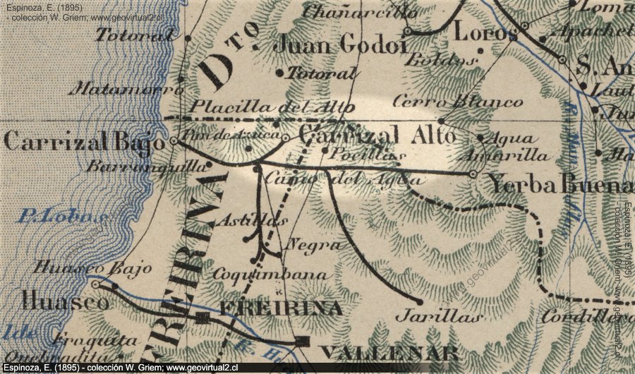 Carta de Espinoza sector Carrizal Alto