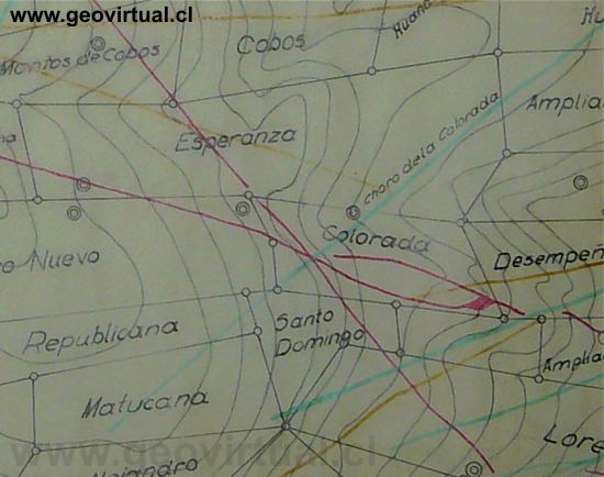 carta de pertenencias de Chañarcillo: Mina Colorada