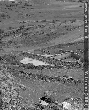 ruinas en las minas de Chañarcillo - Atacama, Chile