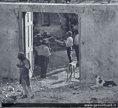 Mineros en la mina Valenciana en 1864
