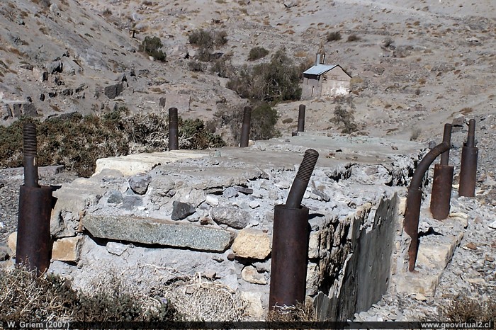 Base de la máquina - Mina Cerro Blanco, Atacama - Chile