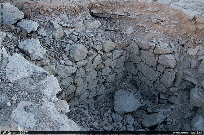 Base del andarivel de Cerro Blanco