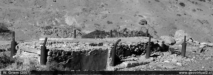 Base de la Maquina de la mina Agua Amarilla en Atacama