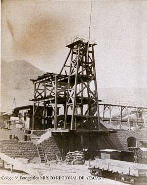 Förderturm in Atacama