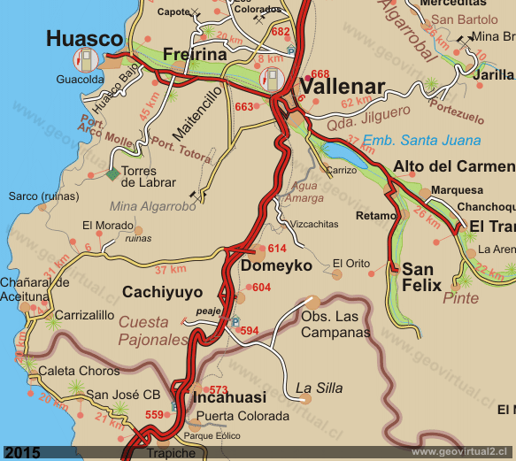 Carta Incahuasi - Doemyko - Huasco