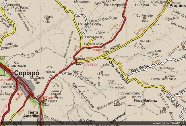 carta Copiapo - Chulo