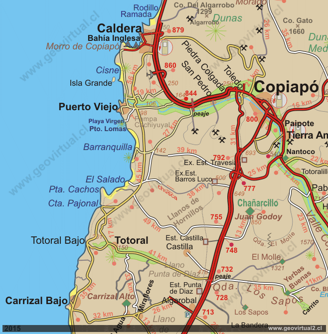 Carta de Costa de Atacama