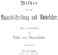 Pollack, 1892: Naturlehre