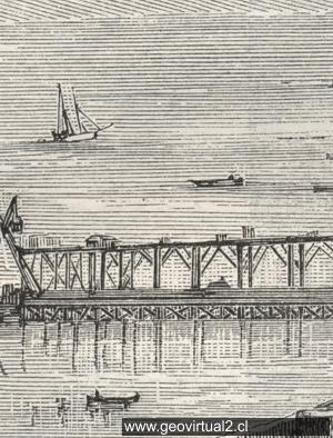 Muelle de Coquimbo: Tornero, 1872