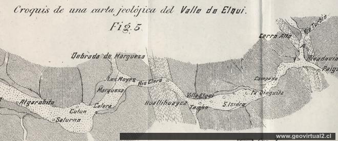 mapa Elqui por Domeyko