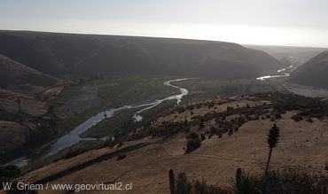Río Choapa en la Región de Coquimbo, Chile