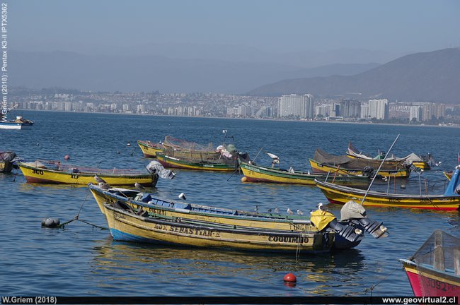 Vista a La Serena desde Coquimbo, Chile