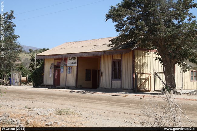 Estación ferrocarril de Limahuida, Chile