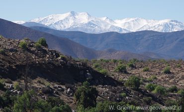 paisaje cerca de Ovalle, Región de Coquimbo, Chile
